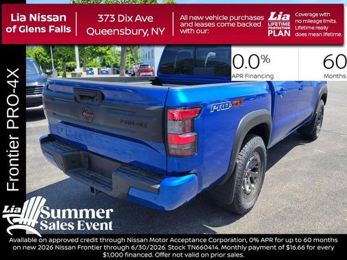 Bluestone Pearl 2026 Nissan Frontier PRO-4X