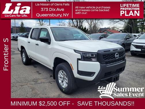 Glacier White 2026 Nissan Frontier S