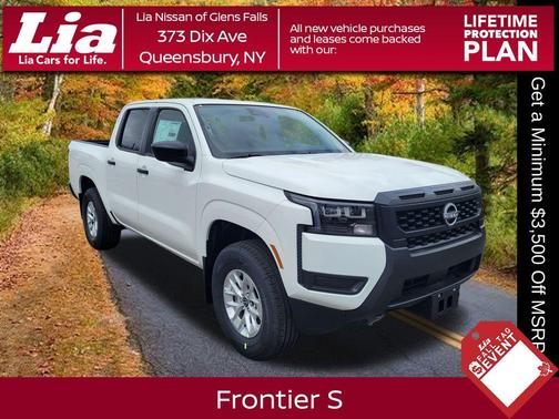 Glacier White 2026 Nissan Frontier S