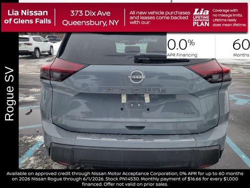 Boulder Gray Metallic 2026 Nissan Rogue SV