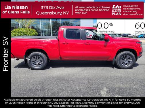Red Alert 2026 Nissan Frontier SV