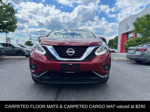 Red 2018 Nissan Murano Platinum