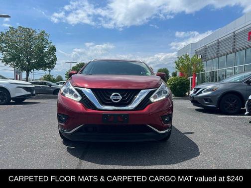 Red 2018 Nissan Murano Platinum