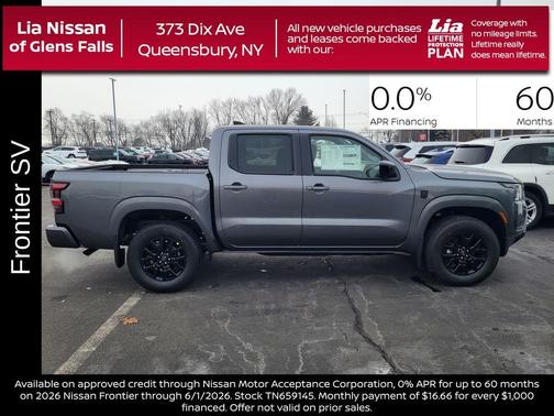 Gun Metallic 2026 Nissan Frontier SV