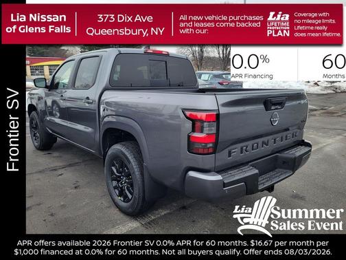 Gun Metallic 2026 Nissan Frontier SV