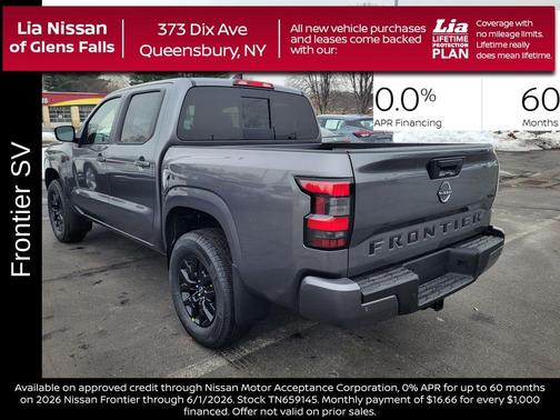 Gun Metallic 2026 Nissan Frontier SV