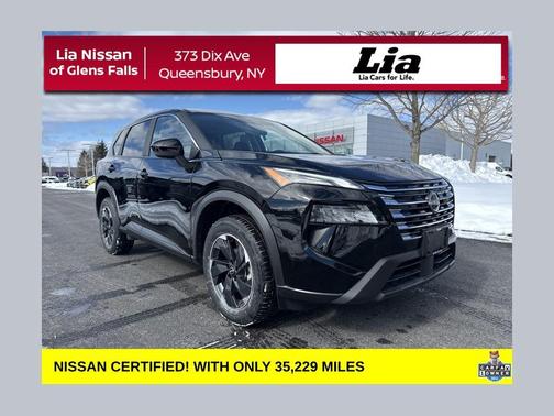 Black 2025 Nissan Rogue SV