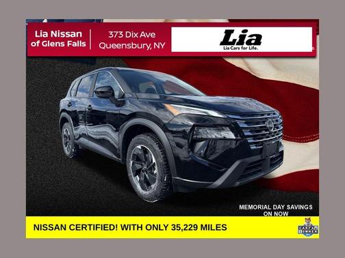 Black 2025 Nissan Rogue SV