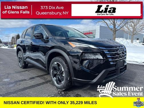 Black 2025 Nissan Rogue SV