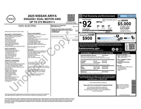 2025 Nissan ARIYA ENGAGE+