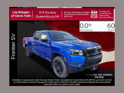 Bluestone Pearl 2026 Nissan Frontier SV