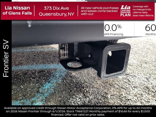 Bluestone Pearl 2026 Nissan Frontier SV