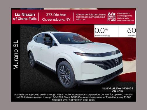 Everest White P 2026 Nissan Murano SL
