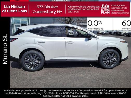 Everest White P 2026 Nissan Murano SL