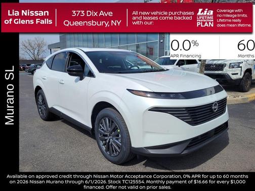 Everest White P 2026 Nissan Murano SL