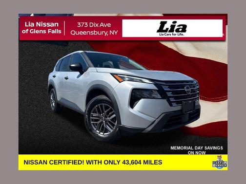 Brilliant Silver Metallic 2024 Nissan Rogue S