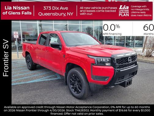 Red Alert 2026 Nissan Frontier SV