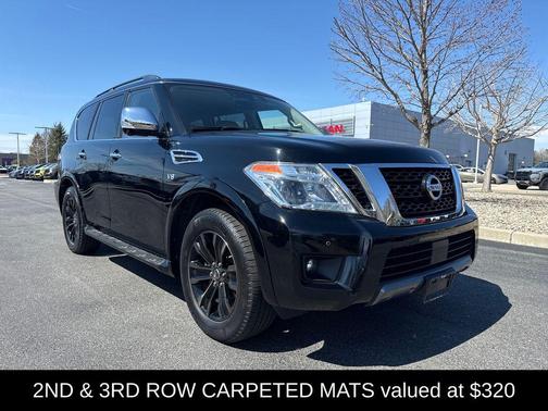 Black 2019 Nissan Armada Platinum