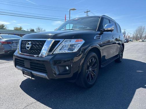Black 2019 Nissan Armada Platinum