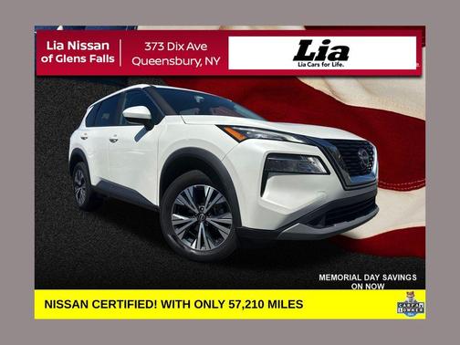 Pearl White Tri-Coat 2023 Nissan Rogue SV