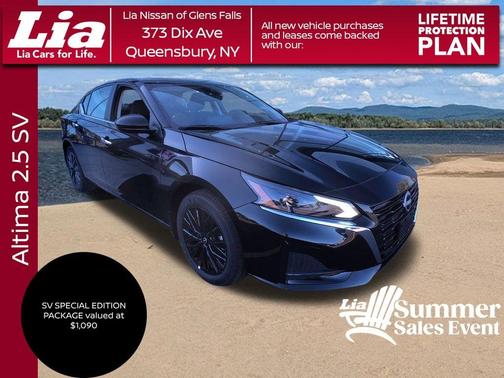 Black 2025 Nissan Altima SV