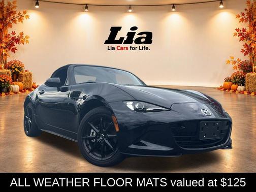 Jet Black Mica 2024 Mazda MX-5 Miata Sport