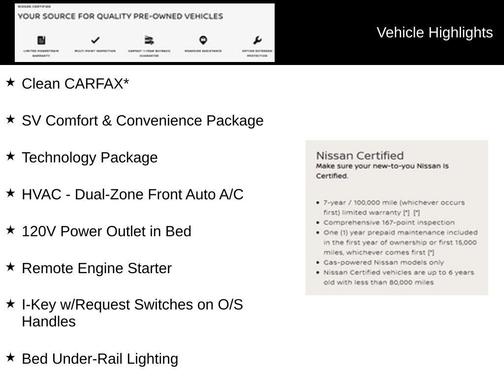 2022 Nissan Frontier SV