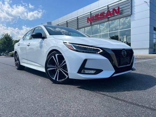 Aspen White 2020 Nissan Sentra SR