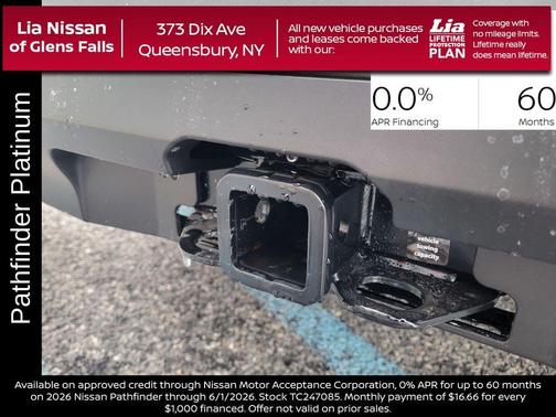 Black 2026 Nissan Pathfinder Platinum