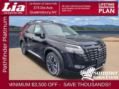 Black 2026 Nissan Pathfinder Platinum