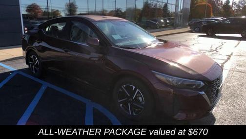 Rosewood Metallic 2025 Nissan Sentra SV