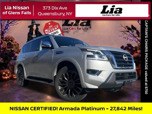 Brilliant Silver Metallic 2023 Nissan Armada Platinum