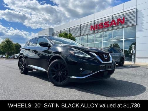 Black 2020 Nissan Murano Platinum