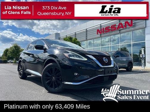 Black 2020 Nissan Murano Platinum