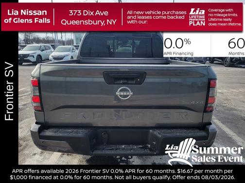 Gun Metallic 2026 Nissan Frontier SV