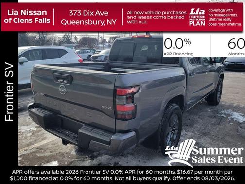 Gun Metallic 2026 Nissan Frontier SV