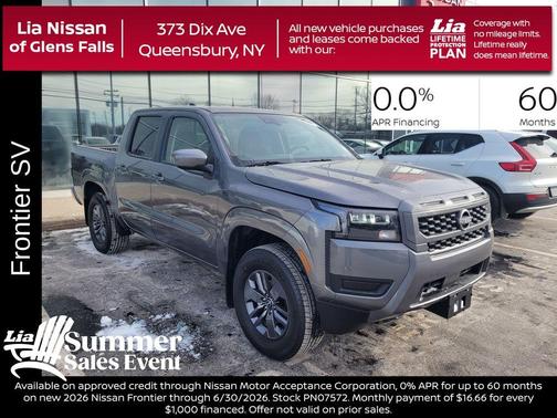 Gun Metallic 2026 Nissan Frontier SV
