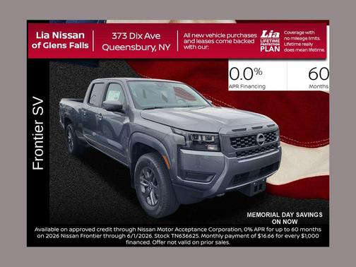 Gun Metallic 2026 Nissan Frontier SV