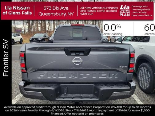 Gun Metallic 2026 Nissan Frontier SV