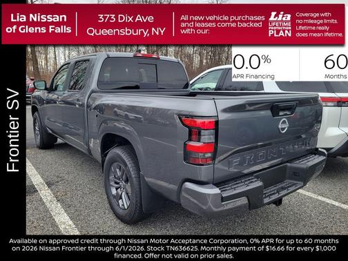 Gun Metallic 2026 Nissan Frontier SV