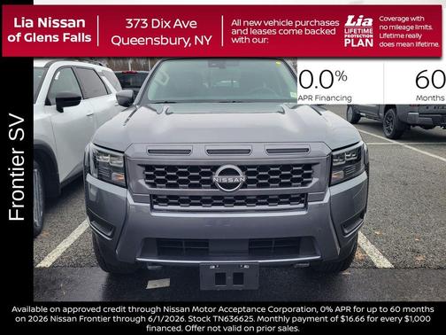 Gun Metallic 2026 Nissan Frontier SV