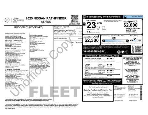 2025 Nissan Pathfinder SL