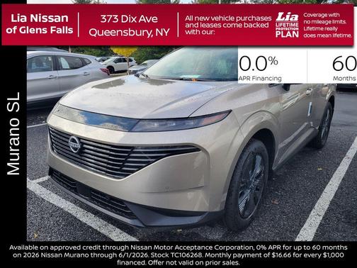 Champagne Silve 2026 Nissan Murano SL