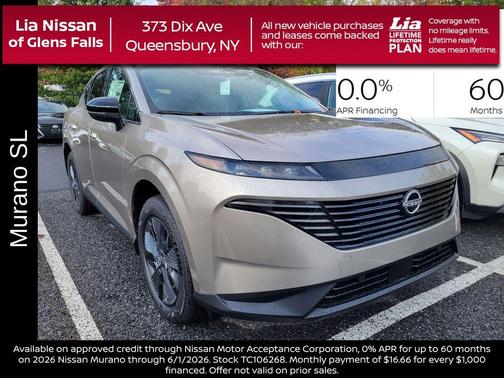 Champagne Silve 2026 Nissan Murano SL