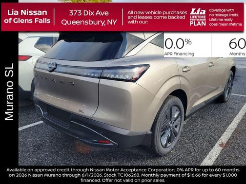 Champagne Silve 2026 Nissan Murano SL