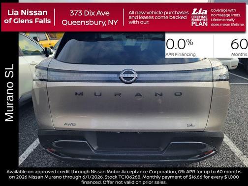 Champagne Silve 2026 Nissan Murano SL