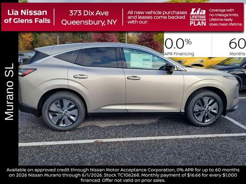 Champagne Silve 2026 Nissan Murano SL