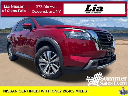 Scarlet Ember 2023 Nissan Pathfinder SL