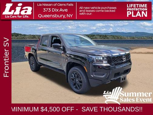 Black 2026 Nissan Frontier SV