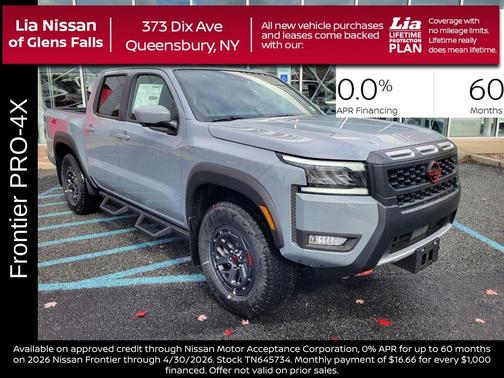 Boulder Gray Metallic 2026 Nissan Frontier PRO-4X